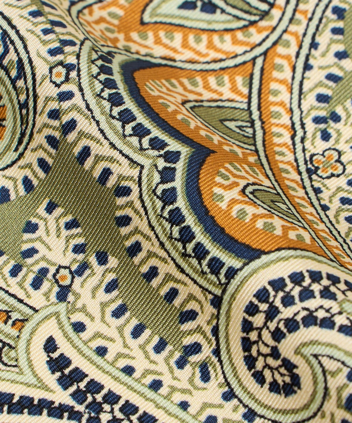 <STEFANO CAU> Paisley Pocket Square