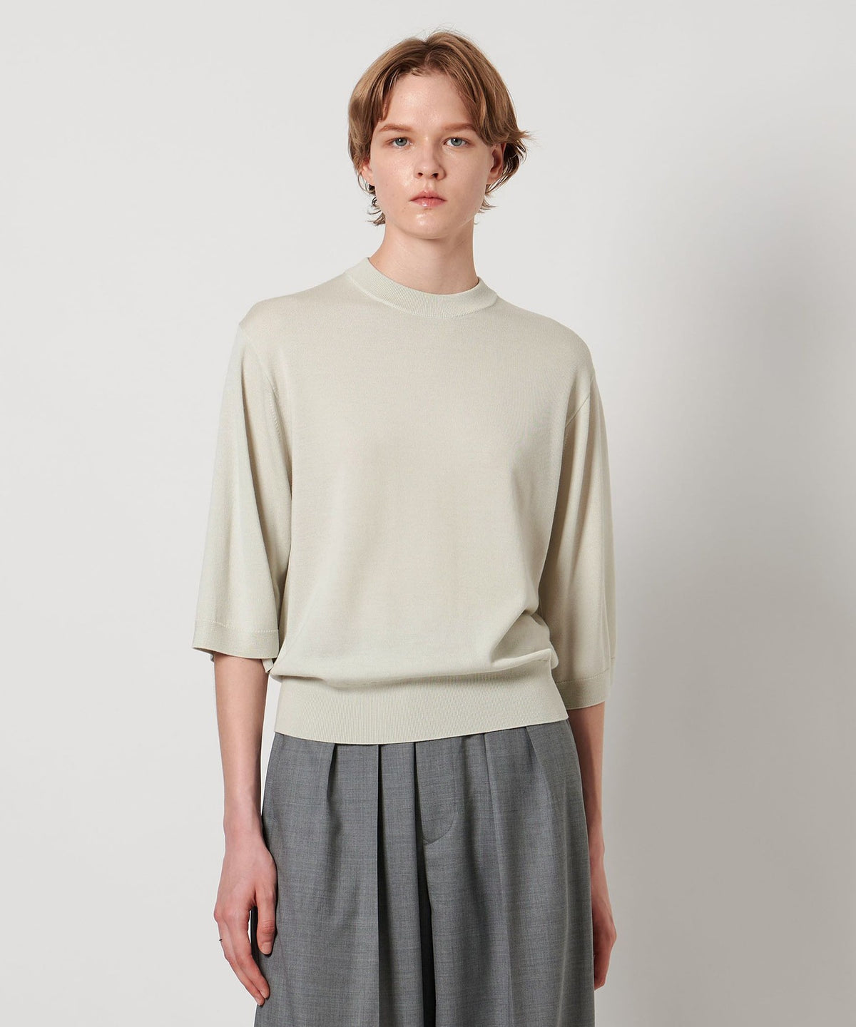 <LOEFF> Tricot à manches courtes jauge 16