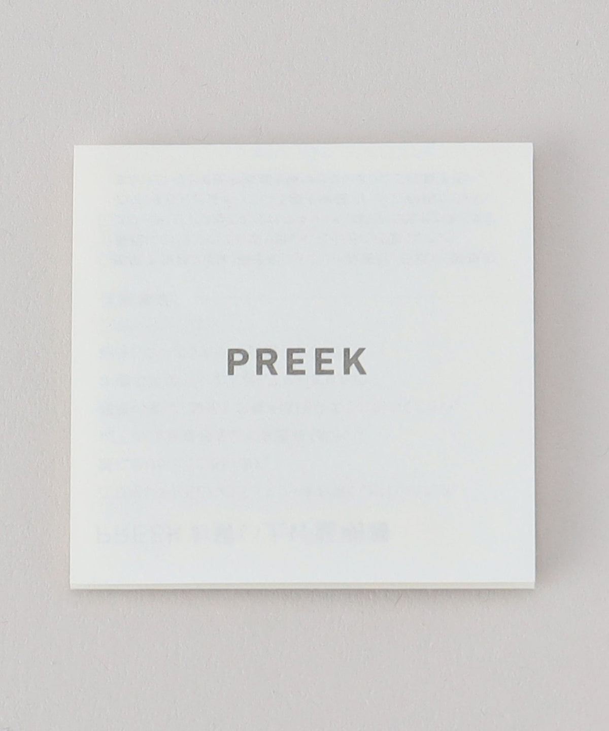 <PREEK> YU-KIN ROTUS SLIT EARRINGS