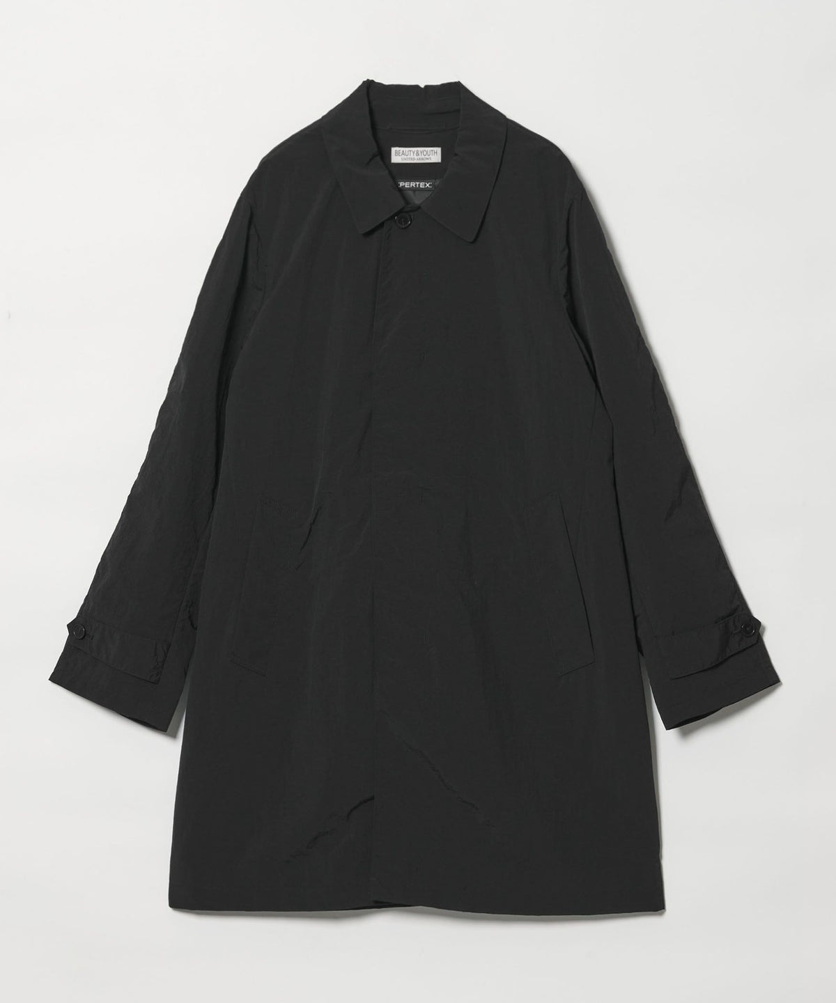 PERTEX Nylon Water-Repellent Balmacaan Coat