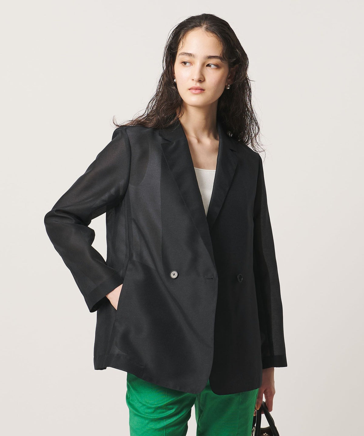 Sheer Tailored Jacket - Washable -