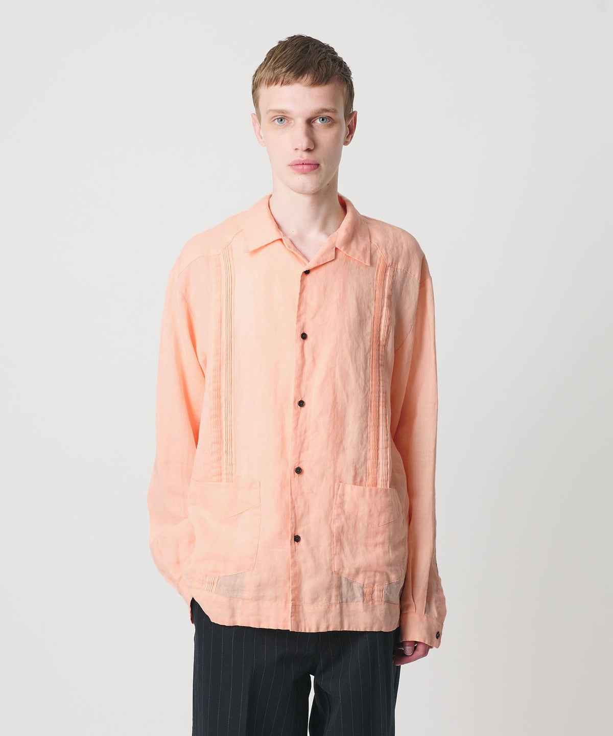 Ramie Canvas Cuba Shirt