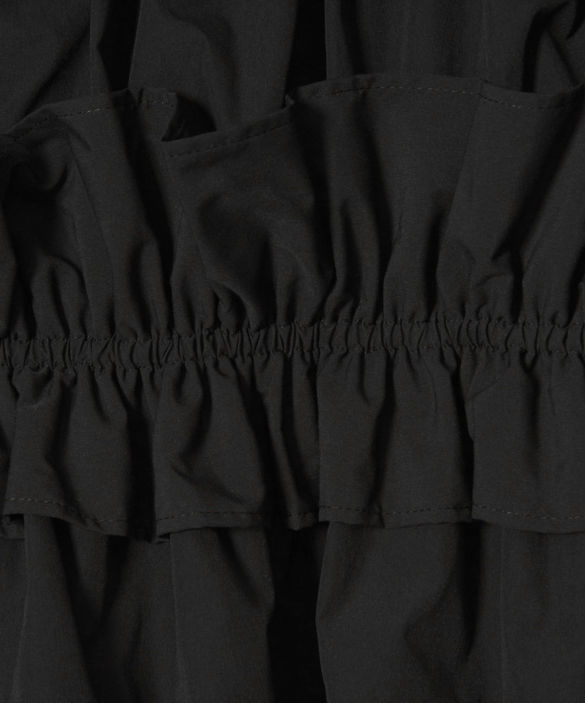 <EMMEL REFINES> EM Frill Gathered Dress