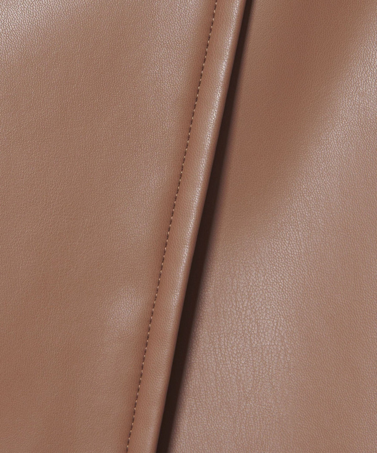 <EMMEL REFINES> EM Leather-Like Wrap Mini Skirt