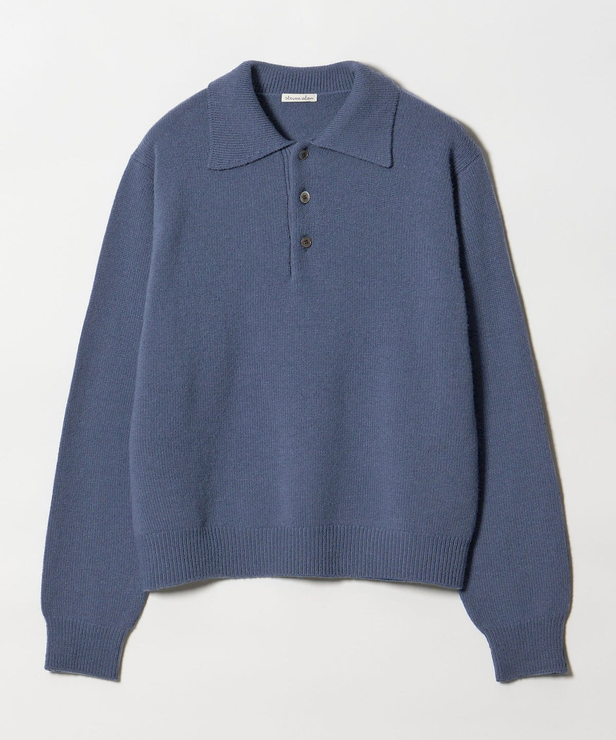 <Steven Alan>羊毛喀什米爾翻領針織衫
