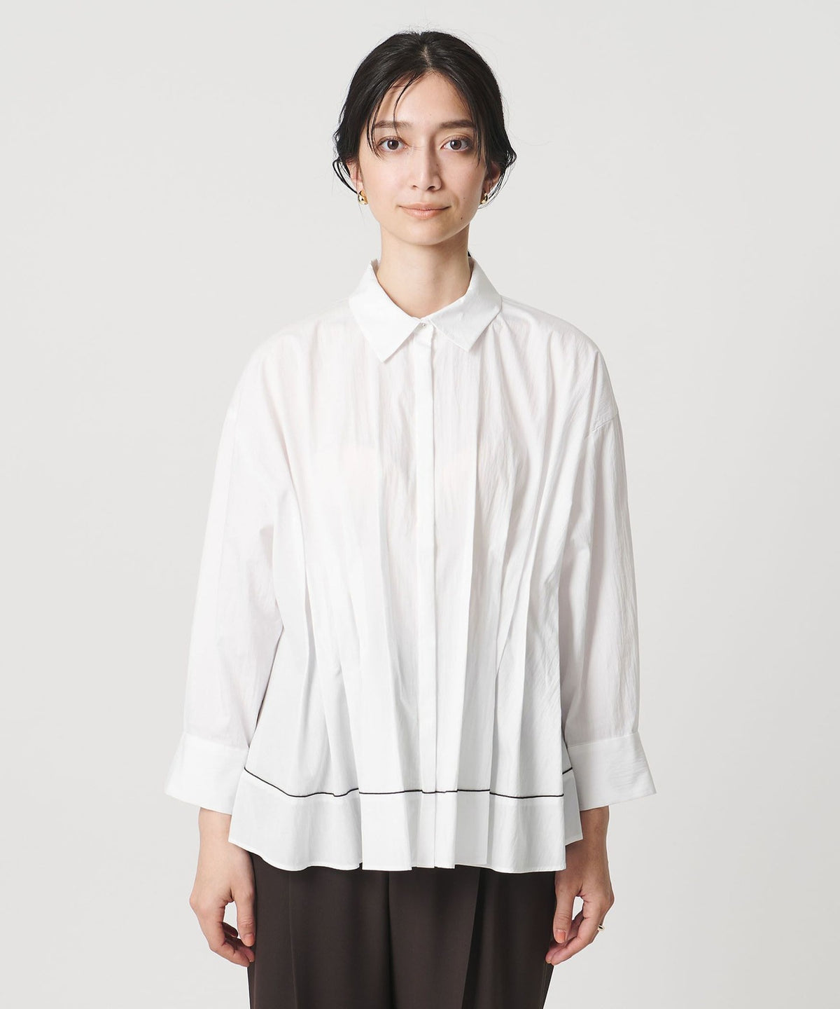 Pintuck Shirt Blouse