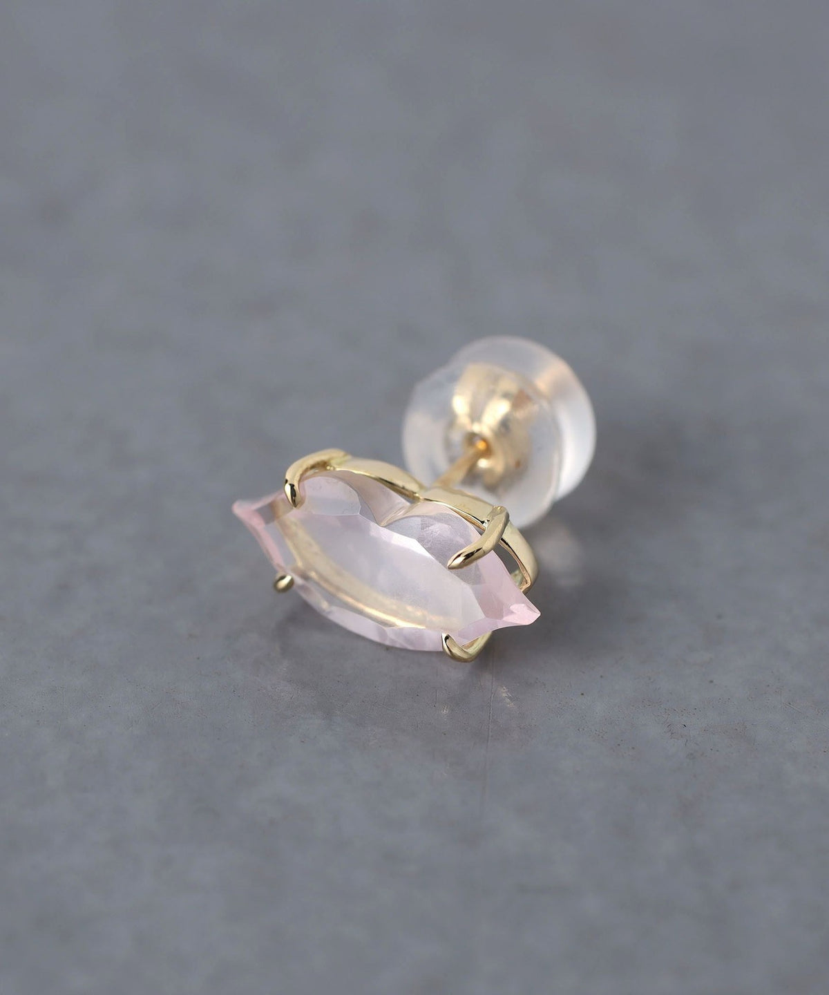 <mika jewellery> 18K ROSEQZ LIP 单只耳环