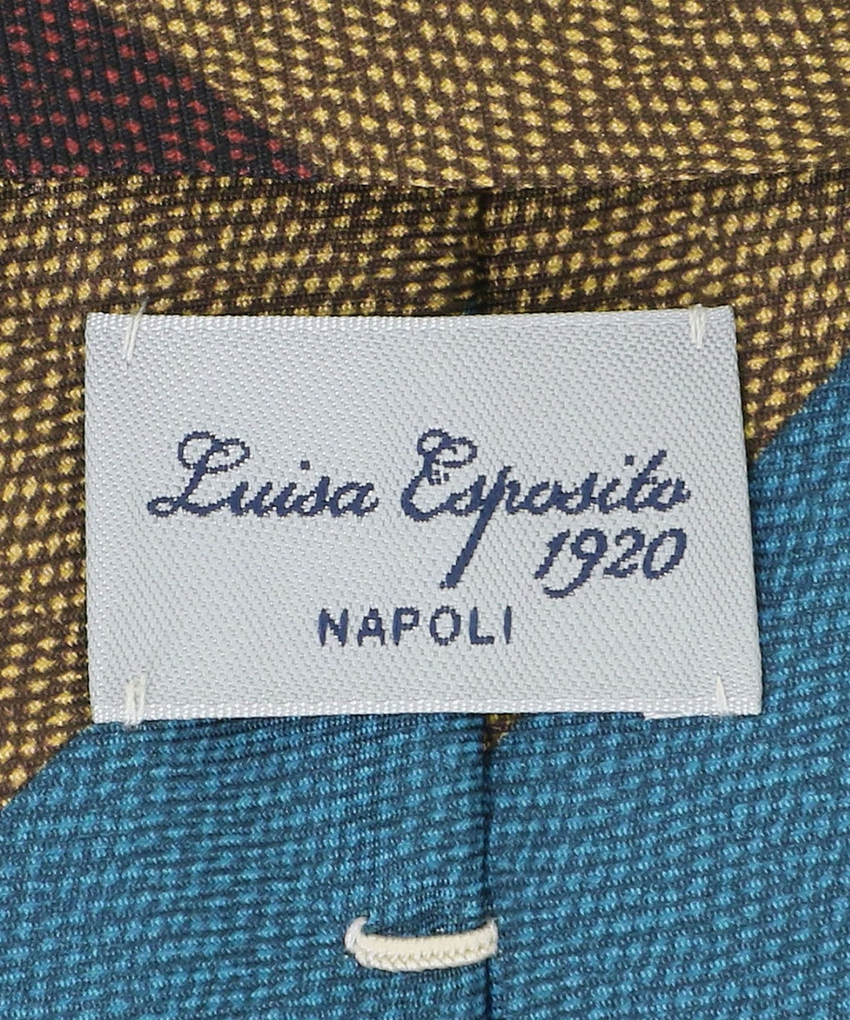 <Luisa Esposito> 8.0cm Stamp Stripe 2 टाई