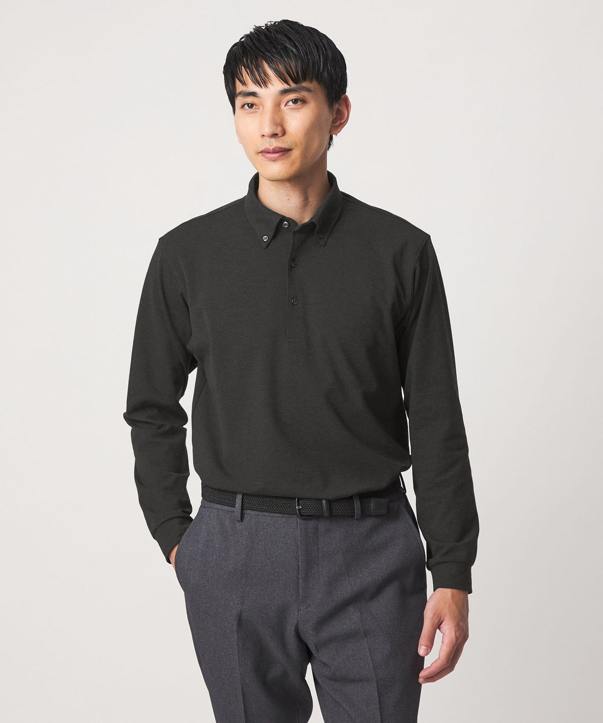Mocrodi Button-Down Polo Shirt