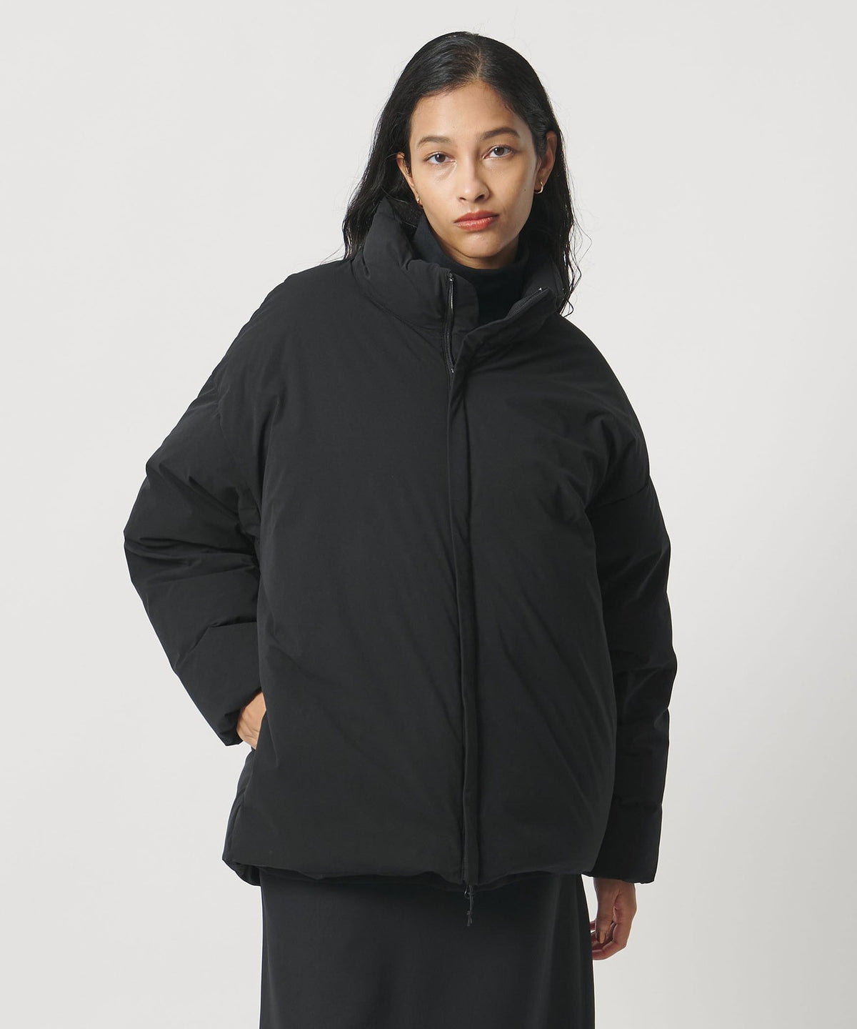 <D.O UNITED ARROWS BY DAISUKE OBANA for WOMEN>TFT 羽绒夹克 黑色/羽绒服