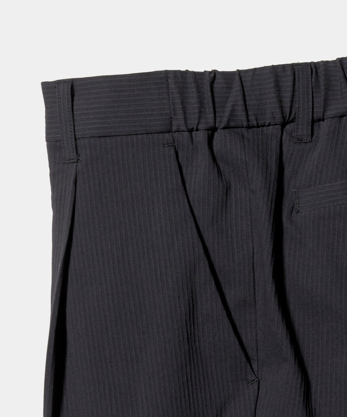 【विशेष】<NUMBER M> Dobby Stripe 1 Pleat शॉर्ट्स