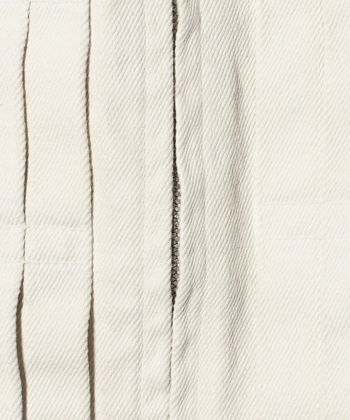 <ASTRAET> Coated Zip Denim Jacket UNISEX