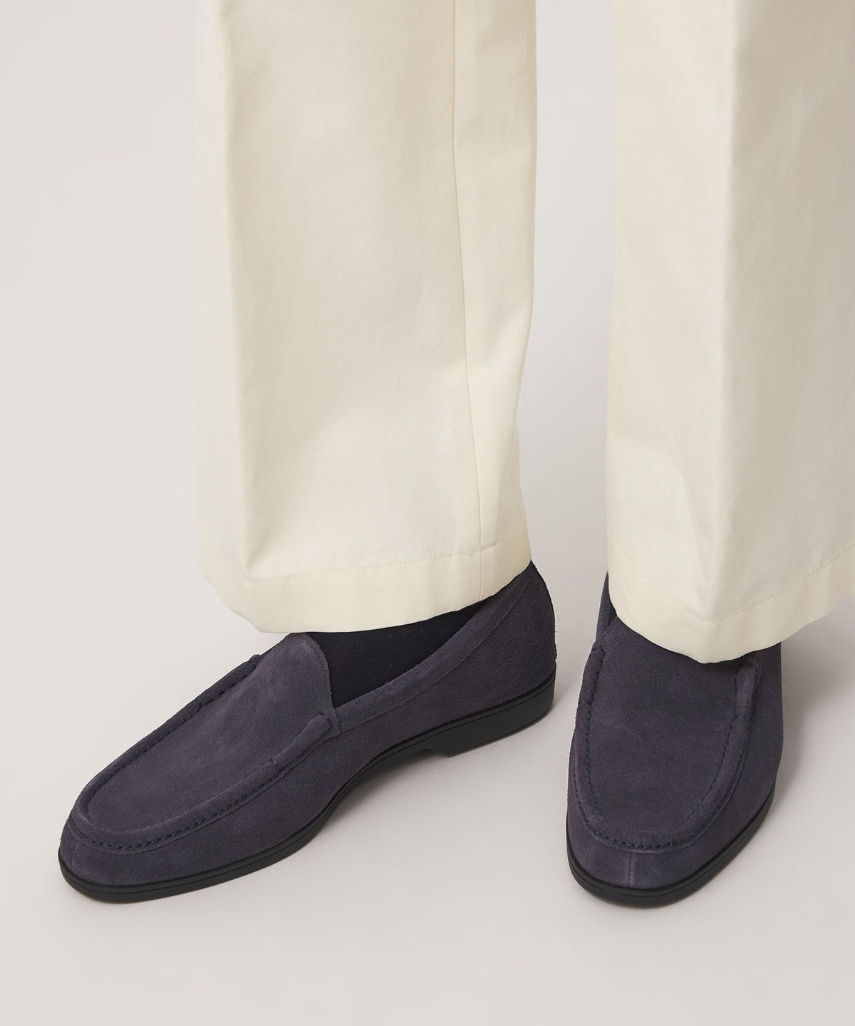 GLR Suede Vamp मोकासिन स्लिप-ऑन