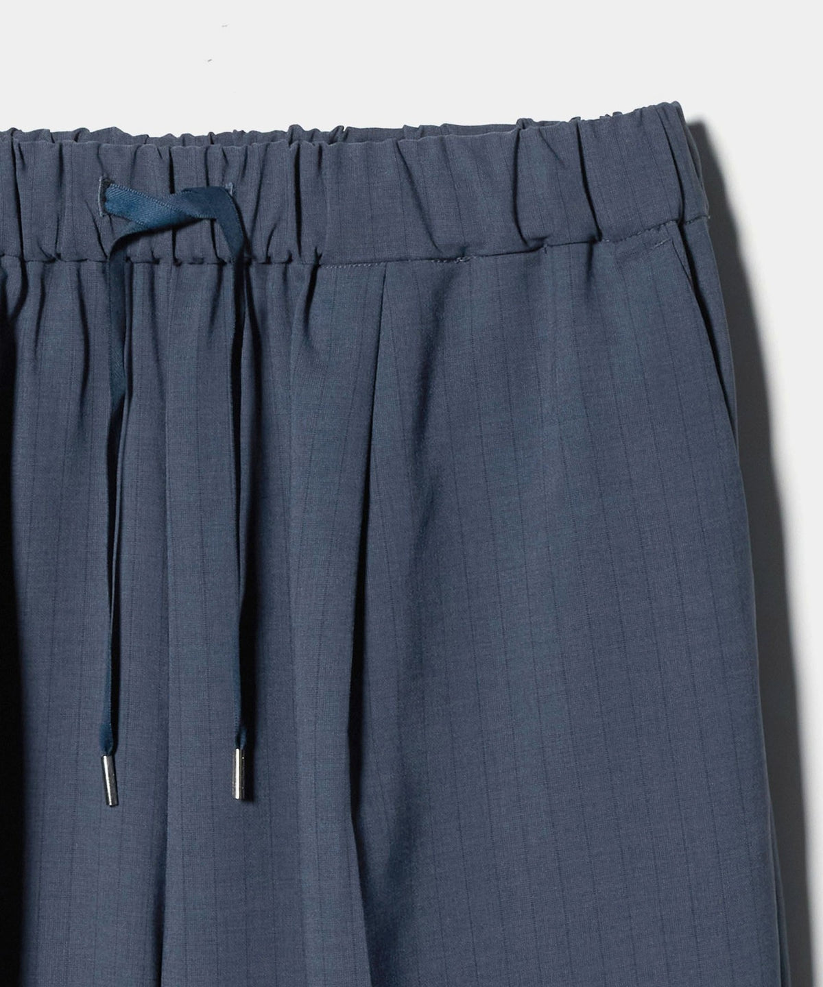 Poplin Easy Tuck Wide पैंट - Washable - <A DAY IN THE LIFE>