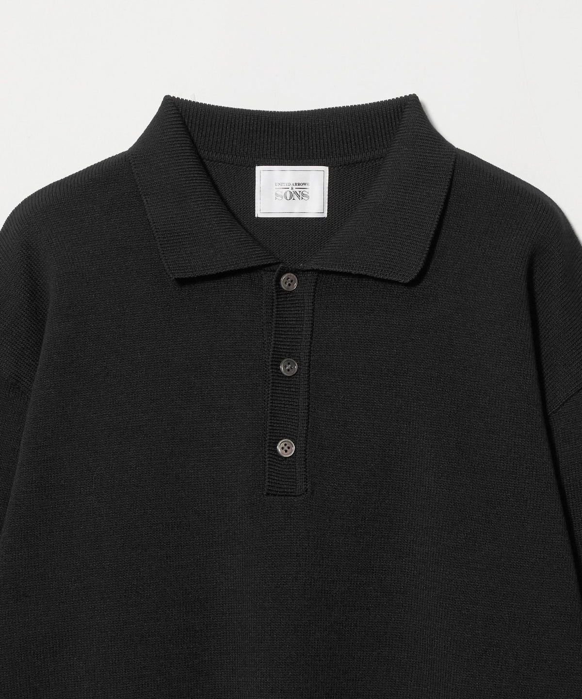 <UNITED ARROWS & SONS> CHARLIE L/SLV PL 针织Polo衫
