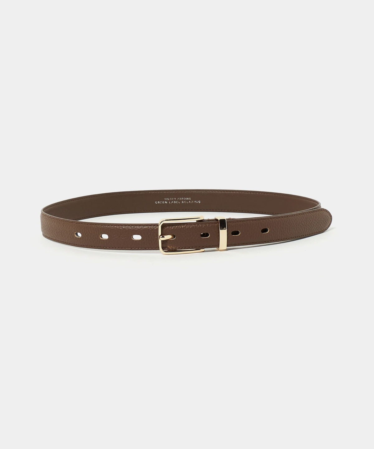 Ceinture à surpiqûres et passant métallique 2