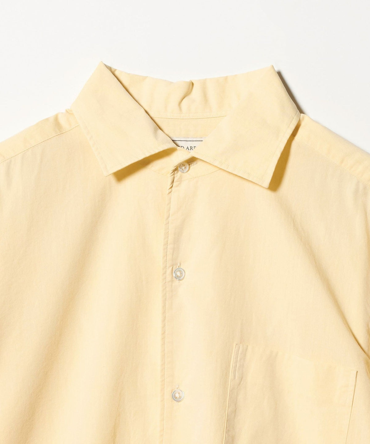 Broadcloth One-Piece Collar Shirt