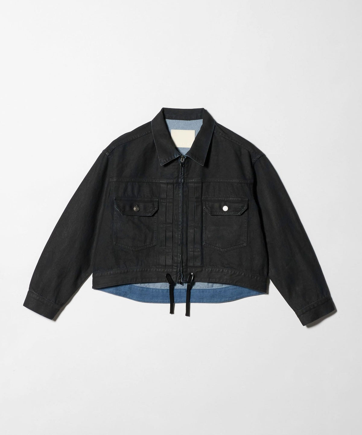 <ASTRAET> Coated Zip Denim Jacket UNISEX