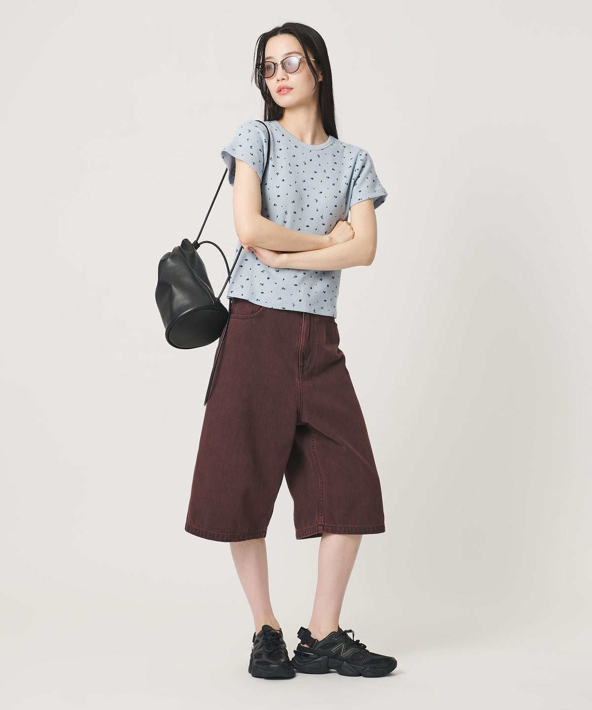 5-Pocket Denim Half Pants