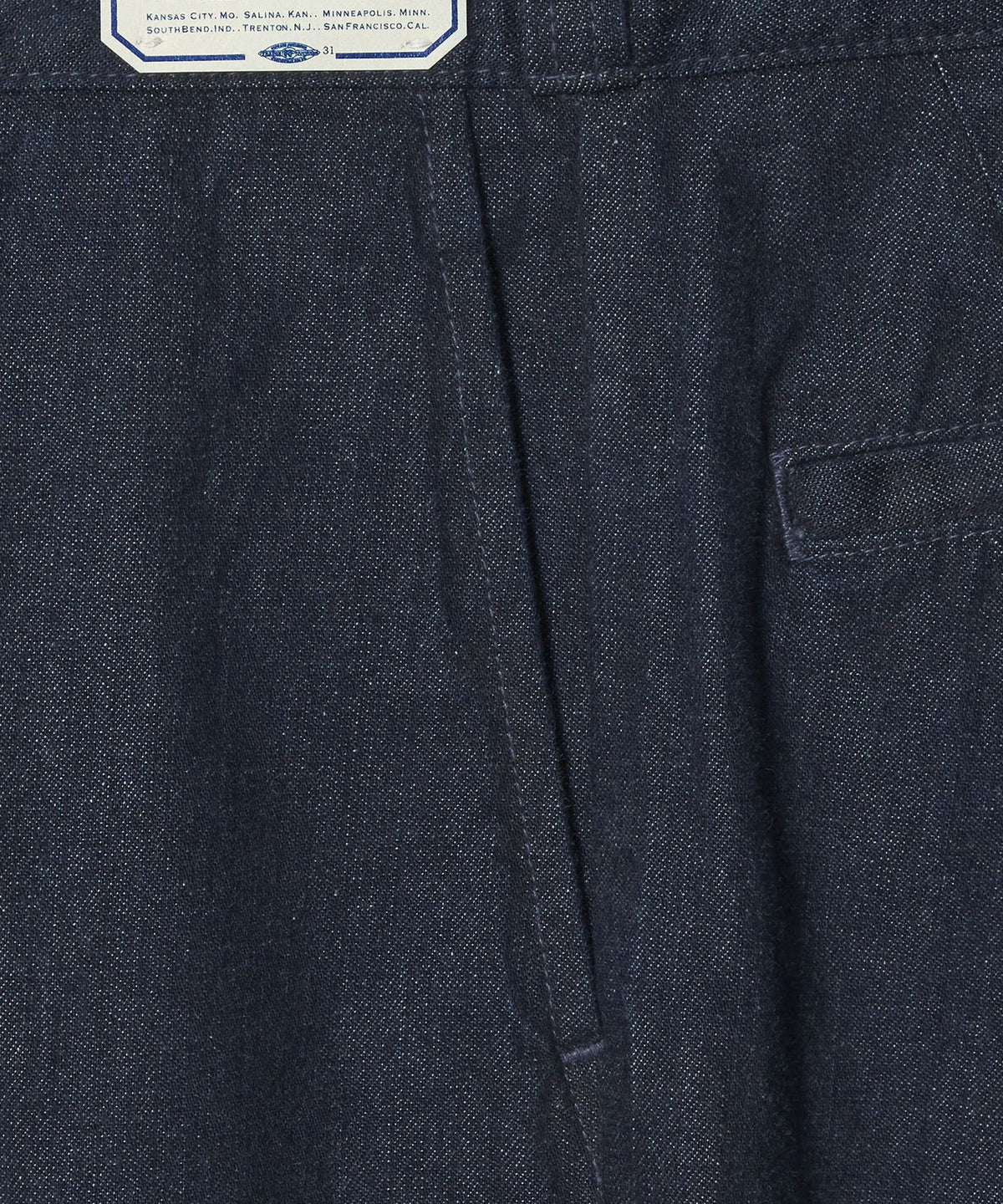 <Lee x Scye for UNITED ARROWS>CHETOPA WORK TROUSERS/ワンウォッシュ デニム トラウザーズ