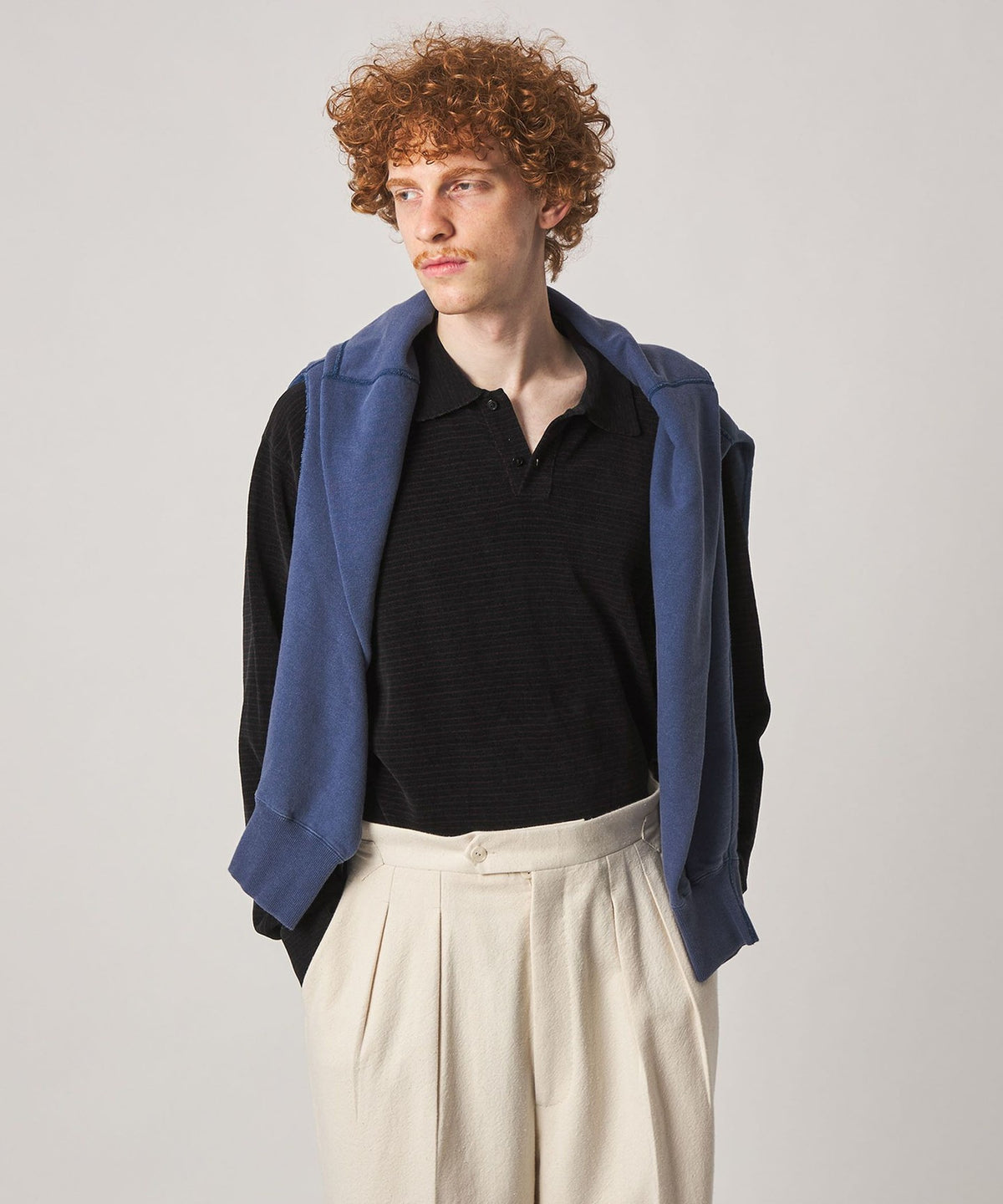 <Steven Alan> Mash Cotton 雙釦針織Polo衫