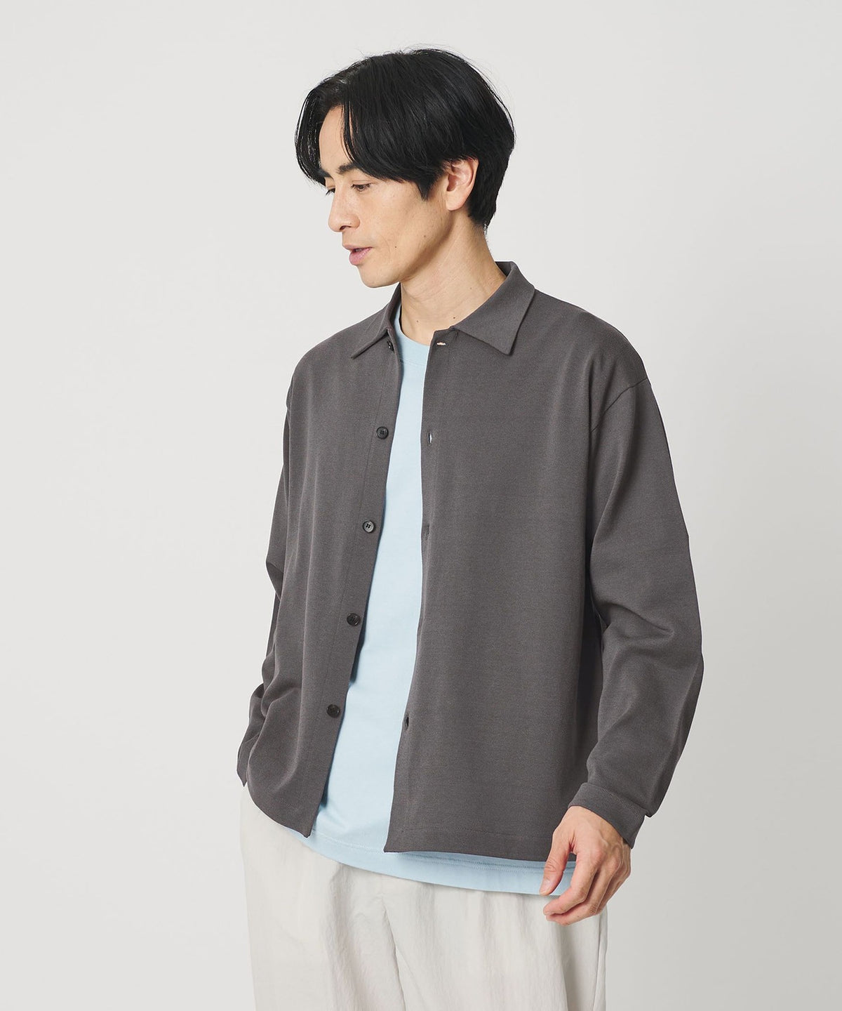 Antibacterial & Deodorant Washable Knit Shirt