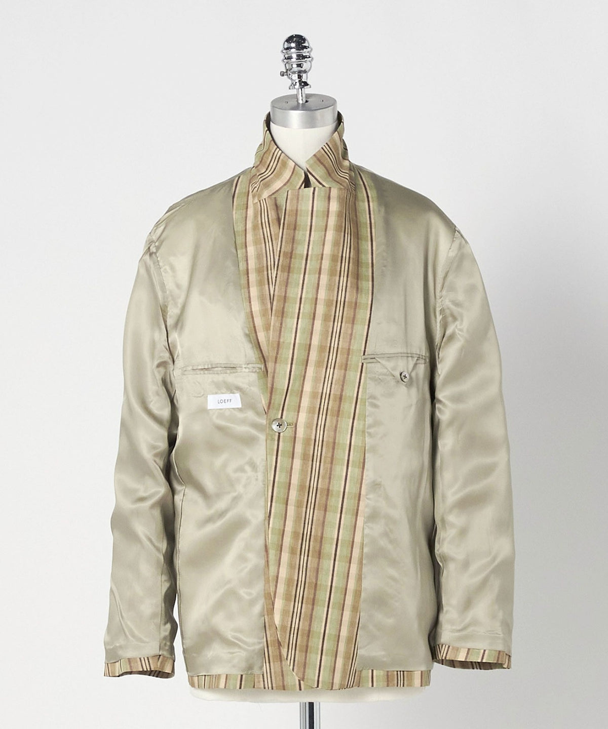 <LOEFF> Check Box Jacket