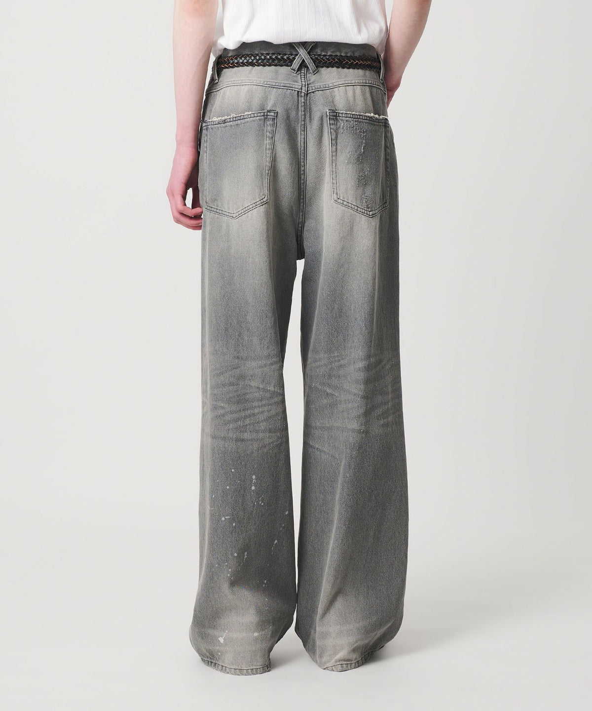 Distressed Light ounce Baggy डेनिम पैंट
