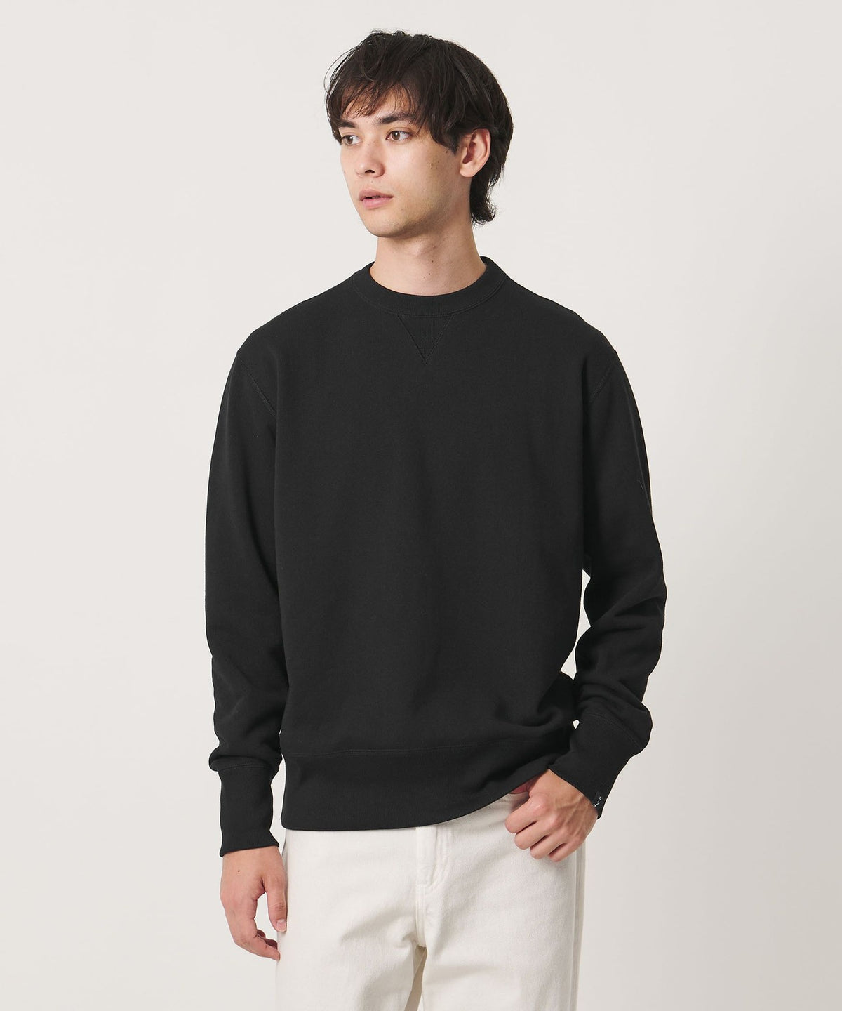<LOOPWHEELER x LOWERCASE for UNITED ARROWS>圆领卫衣