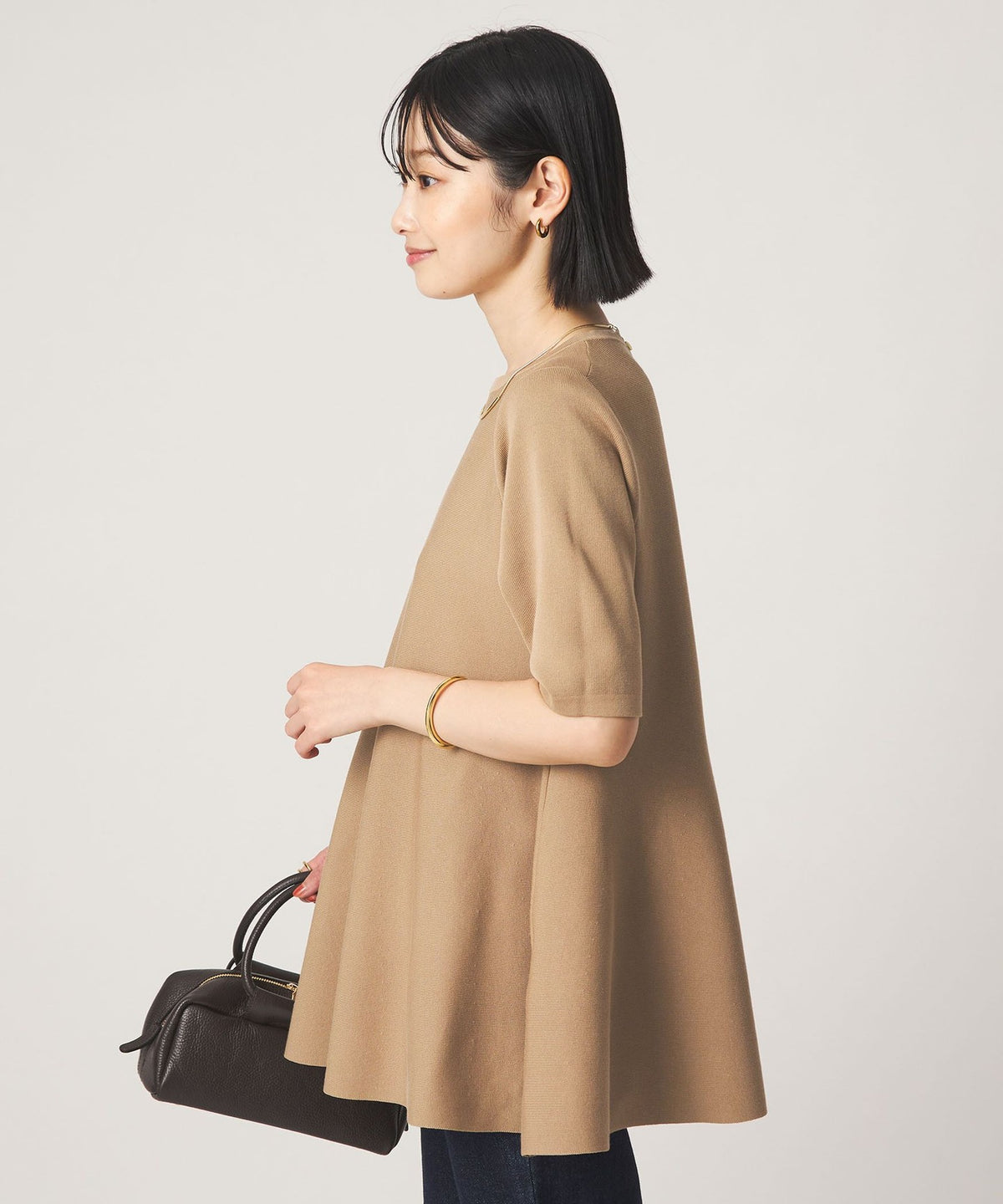 Form Peplum Strickpullover