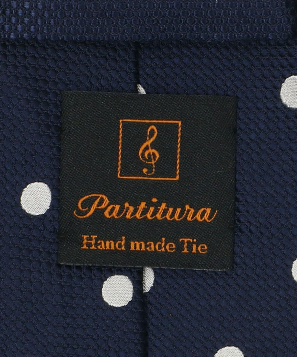 <partitura> 8,0 cm Krawatte mit Punkten