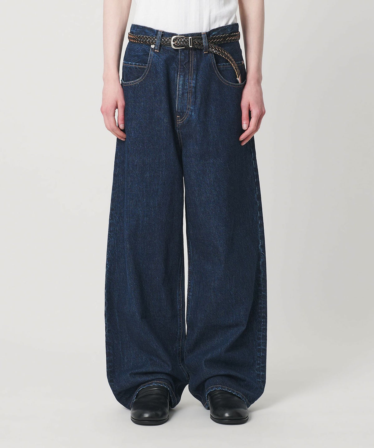 Denim Loose Pocket Baggy Pants
