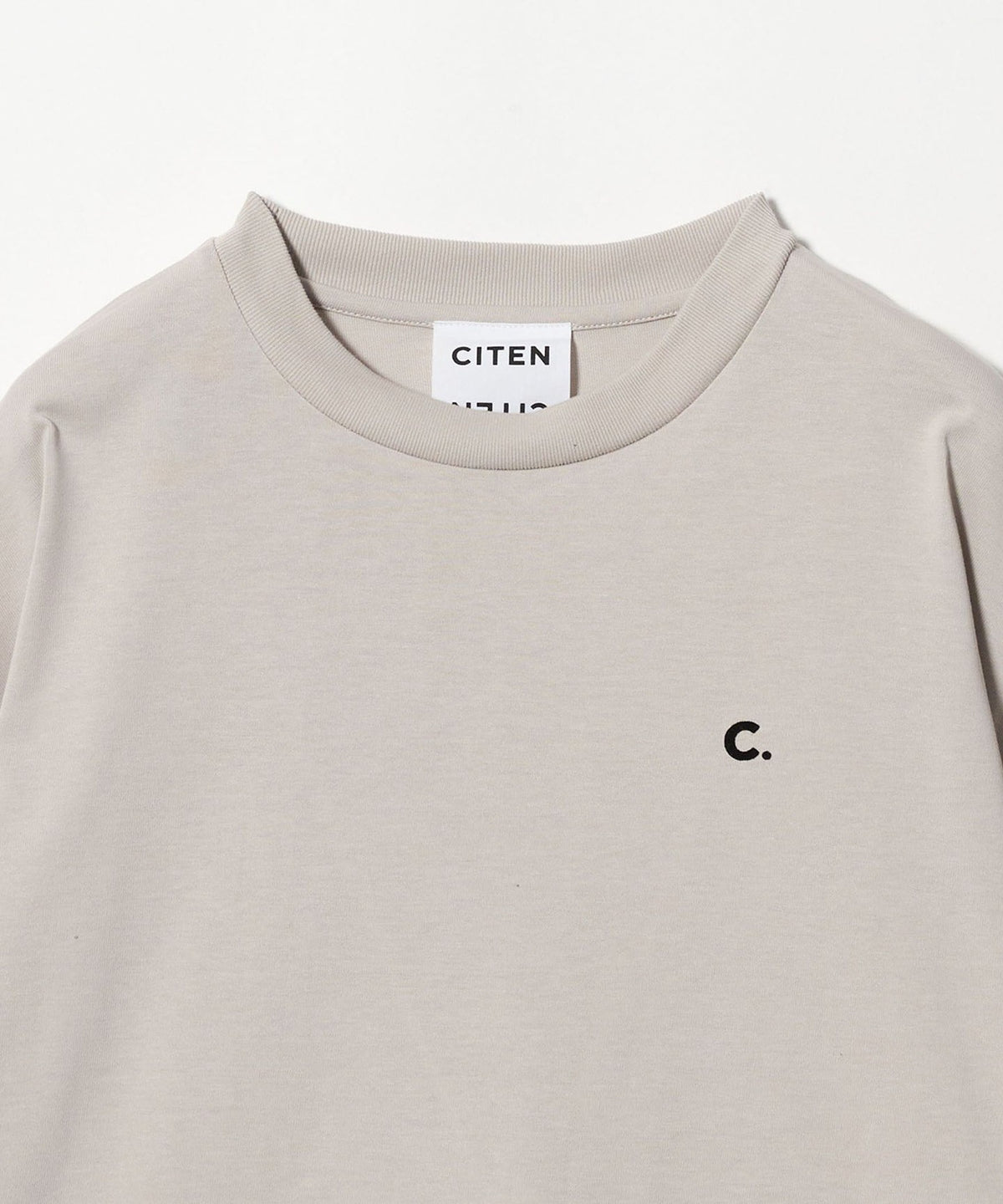 <CITEN>C.植绒印花长袖T恤
