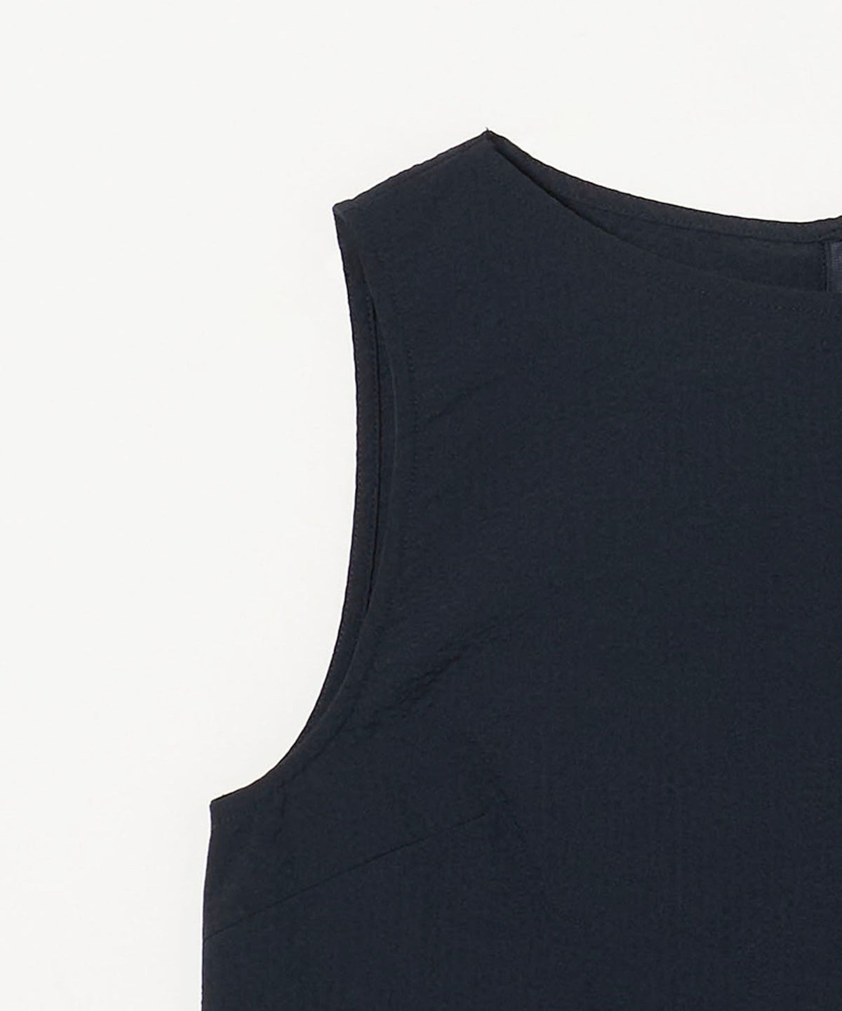 Blusa sin mangas de seersucker <MARW UNITED ARROWS>