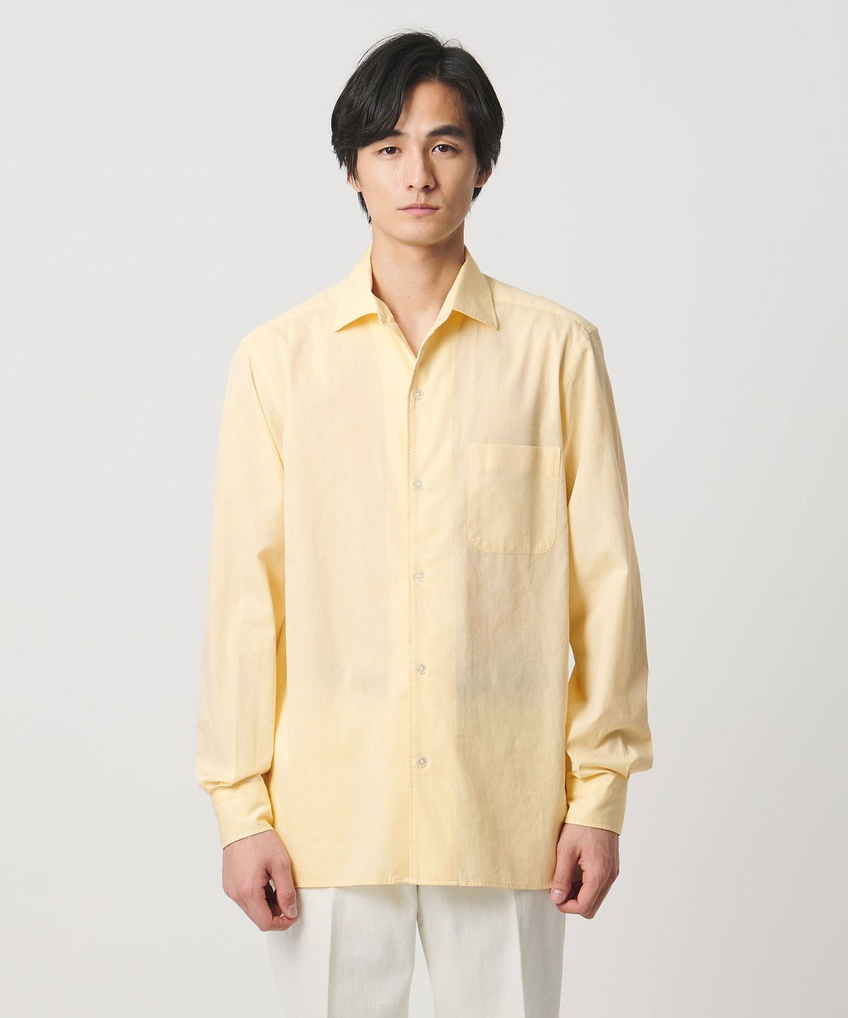 Broadcloth One-Piece Collar Shirt