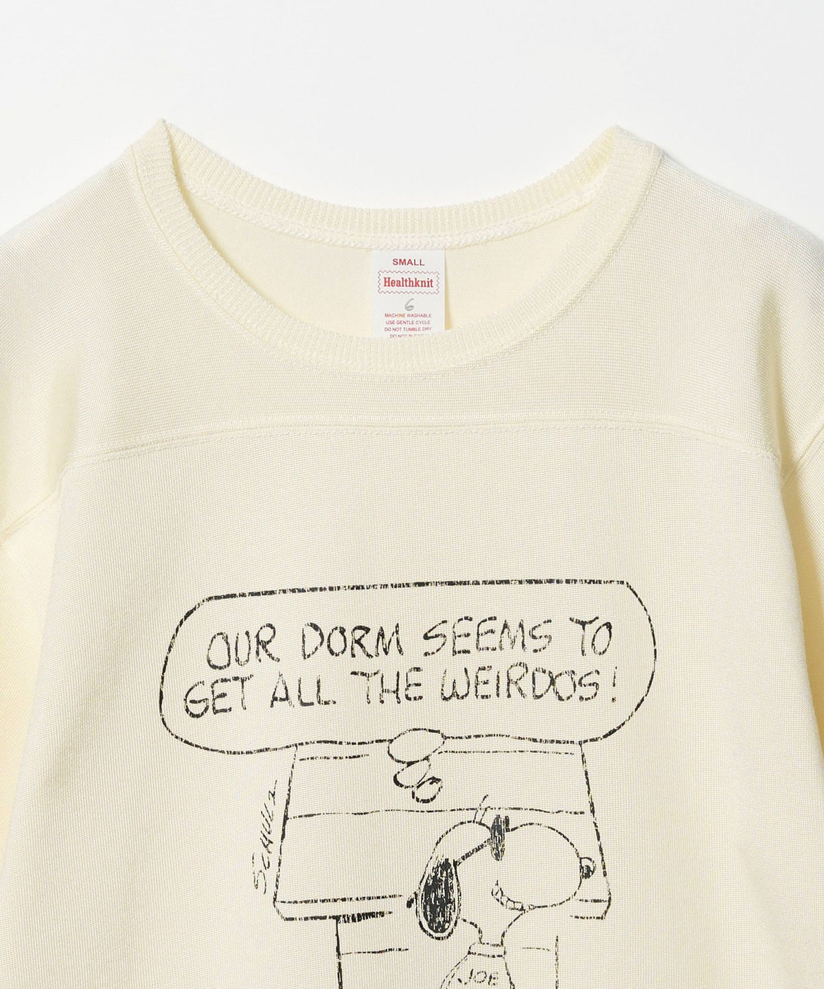 Exclusive <Healthknit for 6> SNOOPY Football T-shirt
