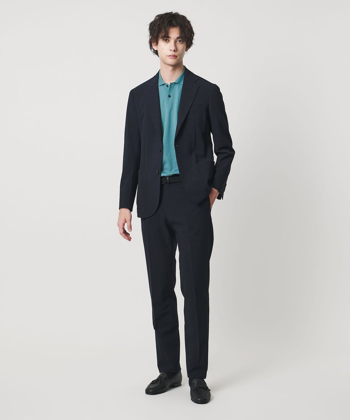 Seersucker No-Pleat स्लैक्स COMFORT EASY-MODEL स्ट्रेच