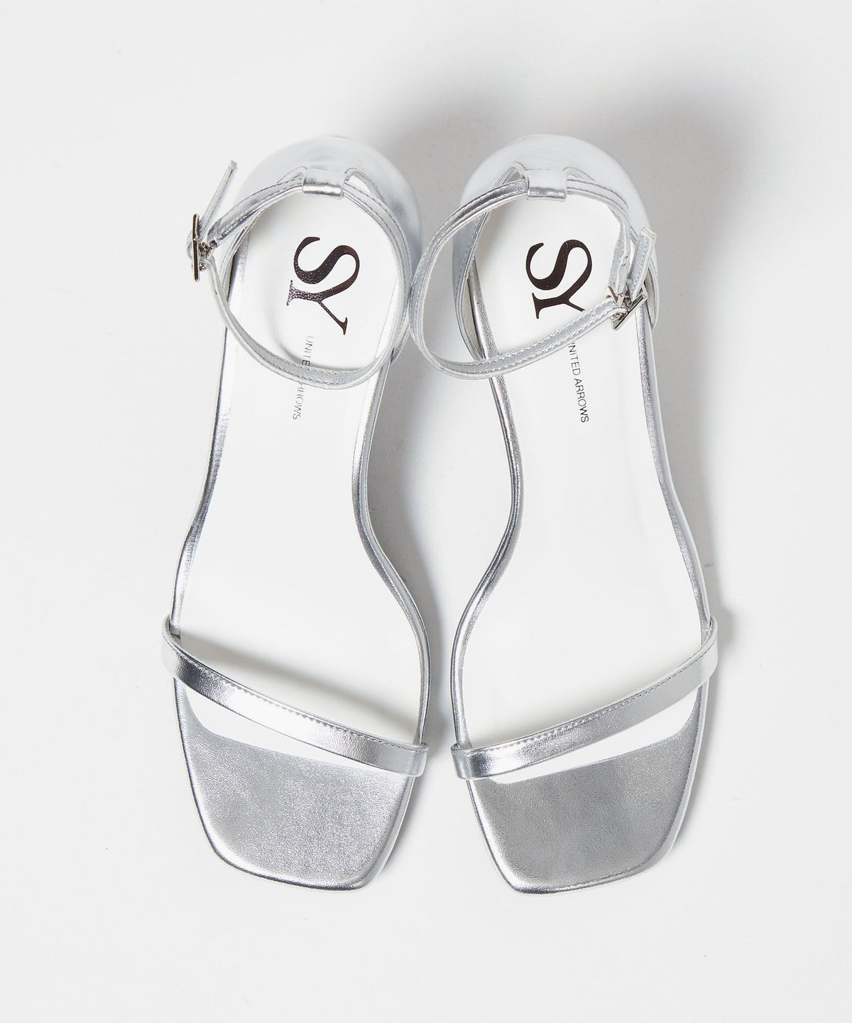 <SY> Square Toe Sandals (5.5cm Heel)