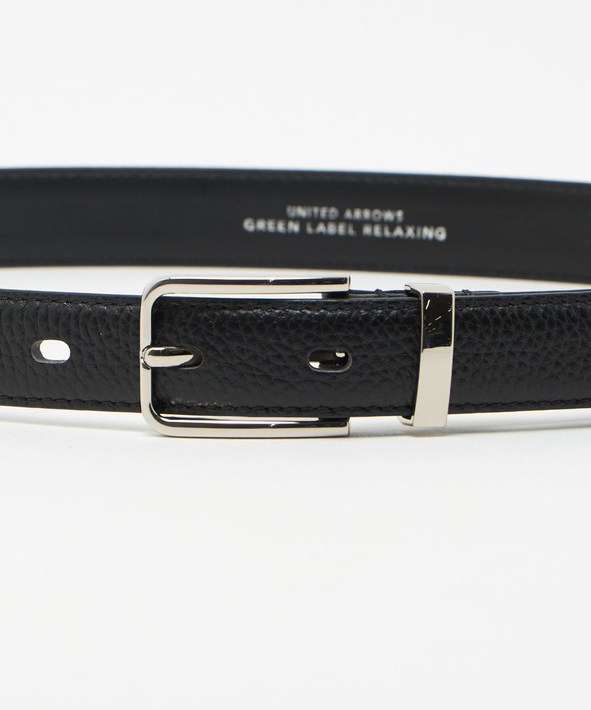 Ceinture à surpiqûres et passant métallique 2