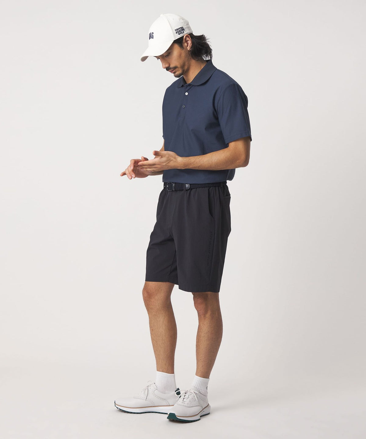 Men's Mesh Back Logo पोलो शर्ट Quick Dry