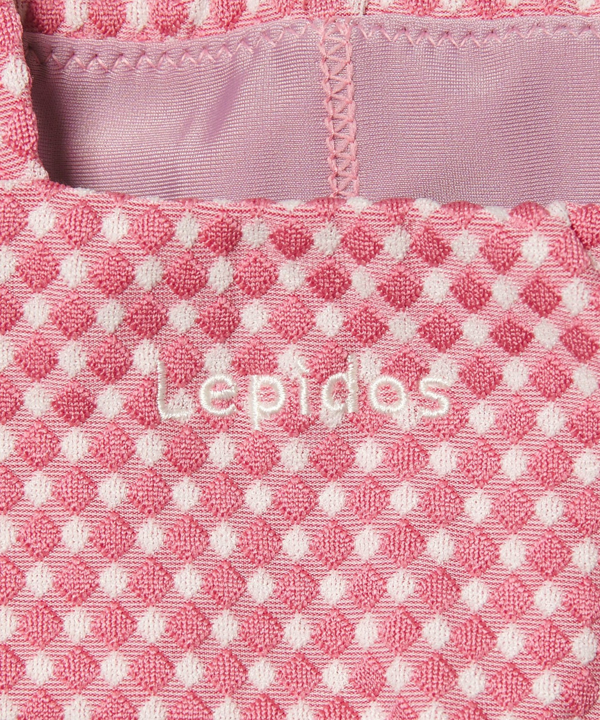 <Lepidos> Bumpy Dot One-Shoulder Top