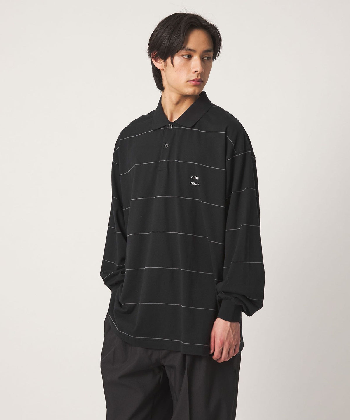 <CITEN>細條紋POLO衫