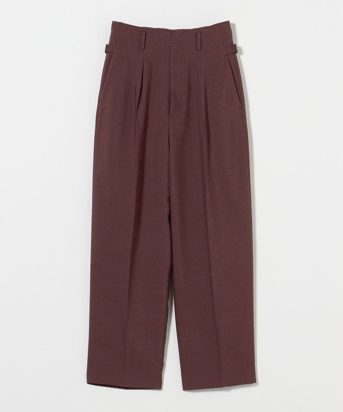 <Steven Alan>竹节牛津布阔腿锥形裤