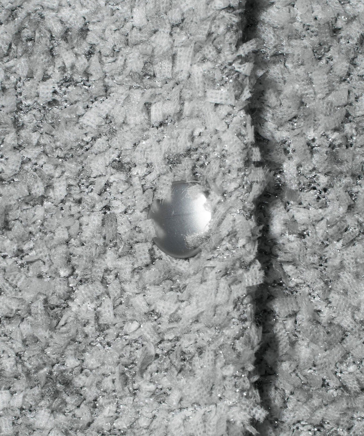 Ärmelloses Fransen-Lurex-Stricktop