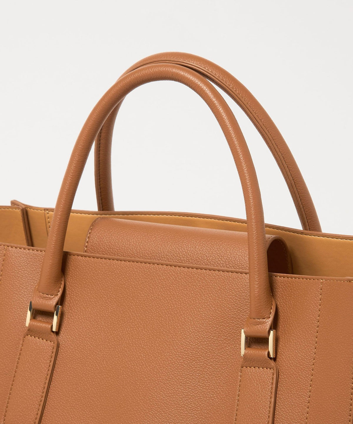Exclusivo web: Bolso tote trapecio con correa ancha / A4 / para el trabajo