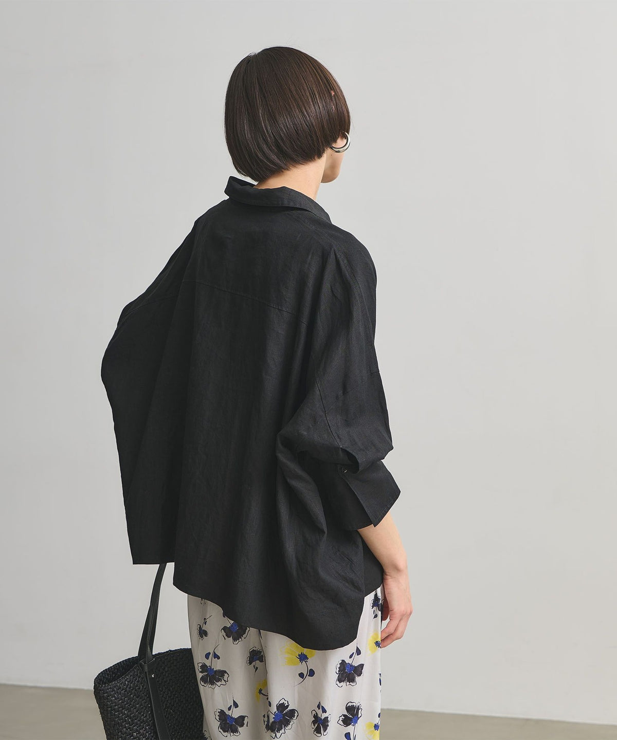 Linen Dolman Shirt - Washable -