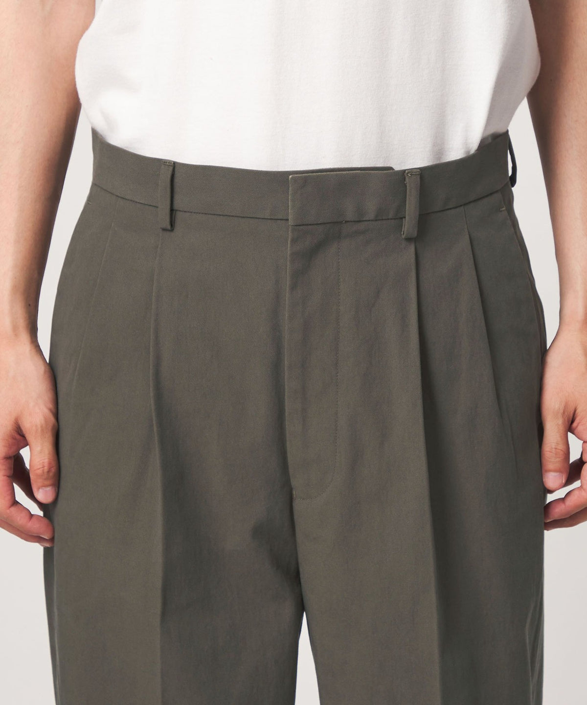 High-Twist 2P Wide Straight Pants W5