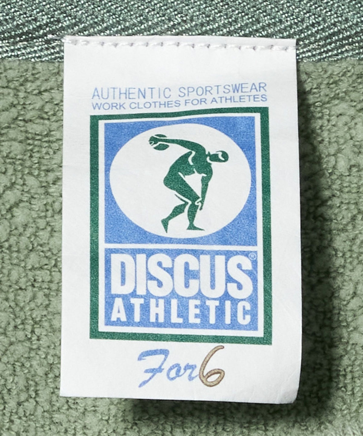 【联名】<DISCUS ATHLETIC for 6>DAMEGE CREW NECK/做旧圆领卫衣
