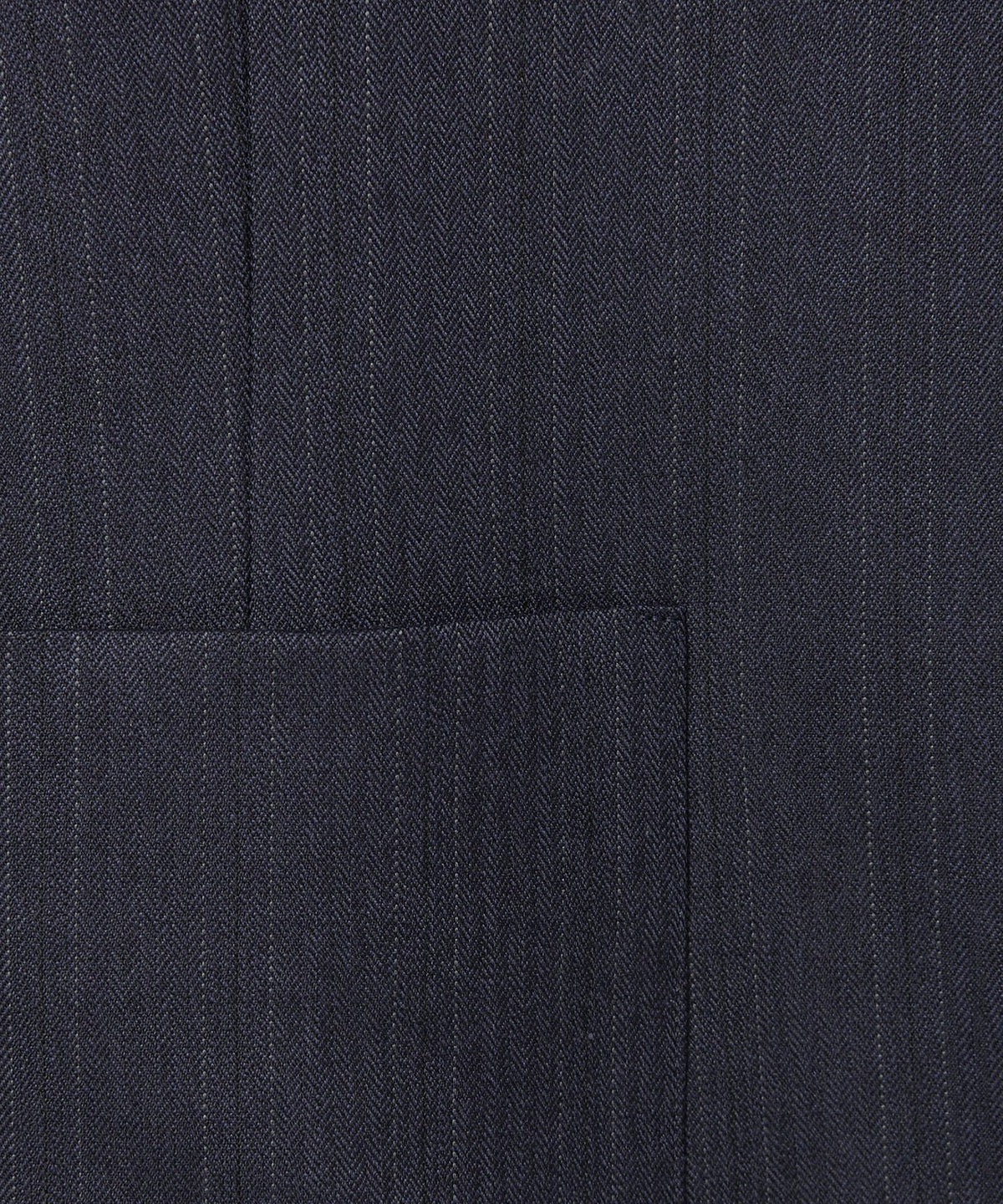 <conte> Striped Herringbone Collarless Jacket
