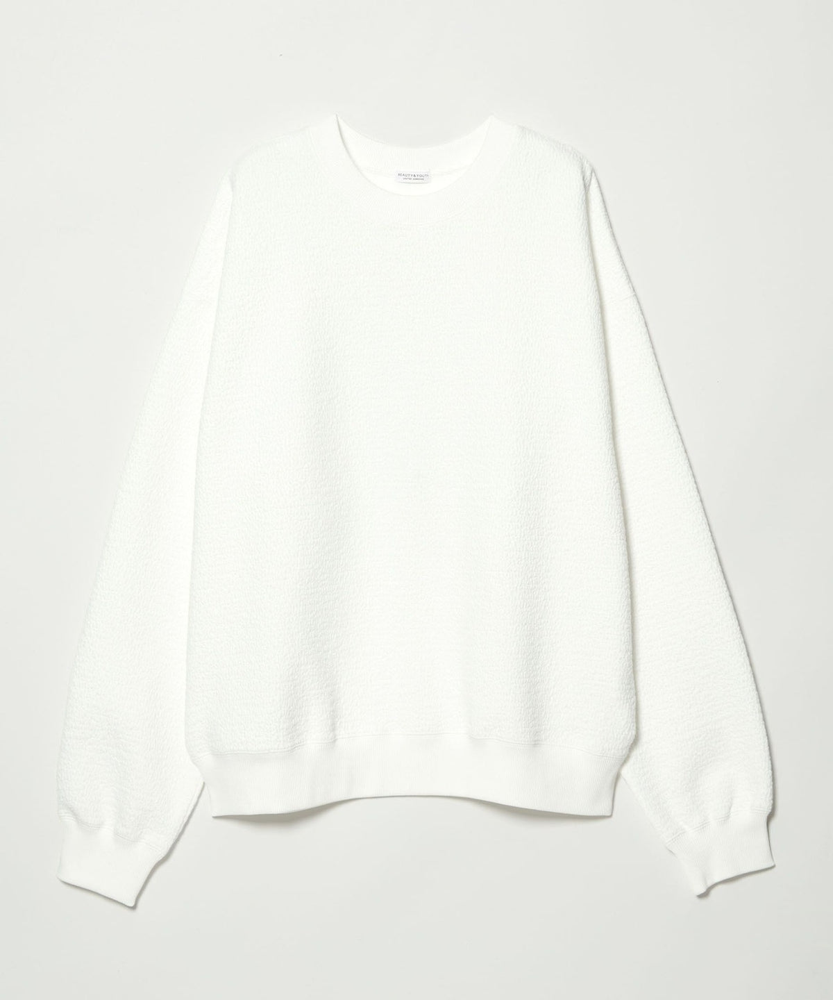 WEB Exclusive Blister Jacquard Sweatshirt